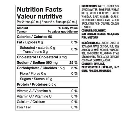 Great Value Sweet Teriyaki Sauce, 350 mL