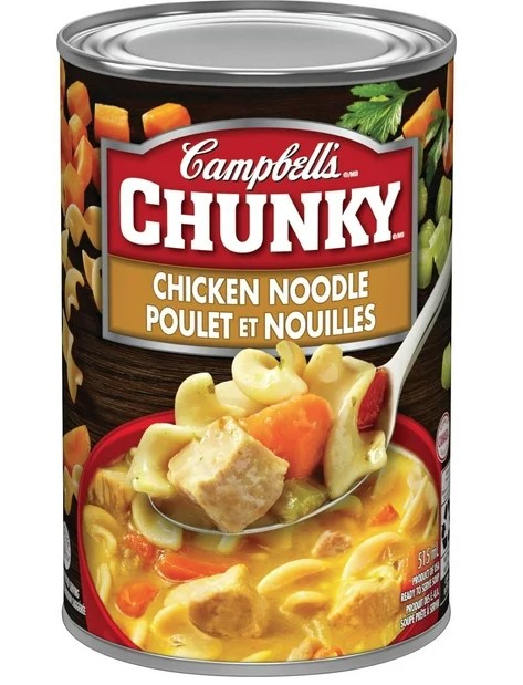 Campbell’s Chunky Chicken Noodle Ready to Serve Soup, Shelf Stable, 515 mL