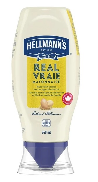 Hellmann’s Real Mayonnaise, 340 mL