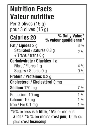 Great Value Whole Queen Olives, 375 mL