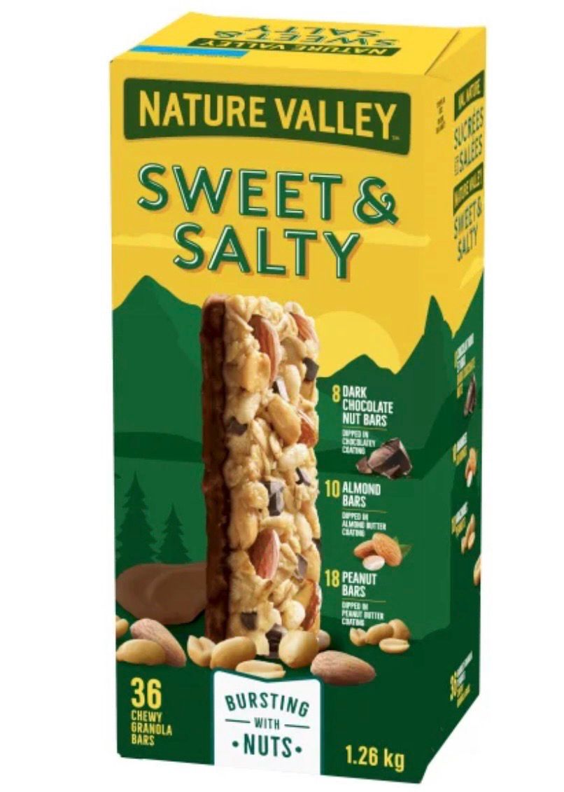 Nature Valley Sweet and Salty Granola Bars, 36x35G, 1.26Kg