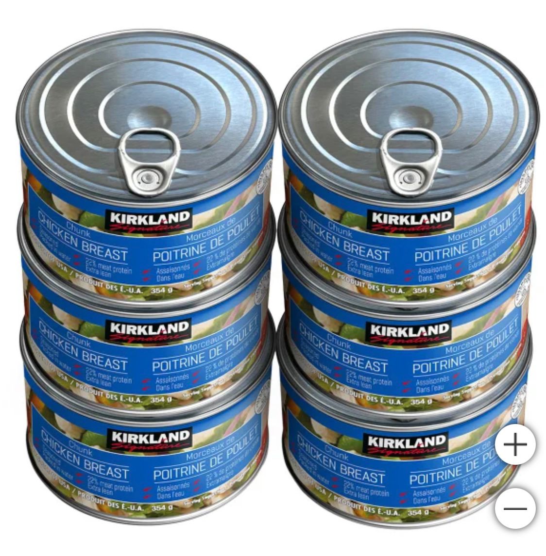 Kirkland Signature Chicken Breast Canned, 6 × 354 g