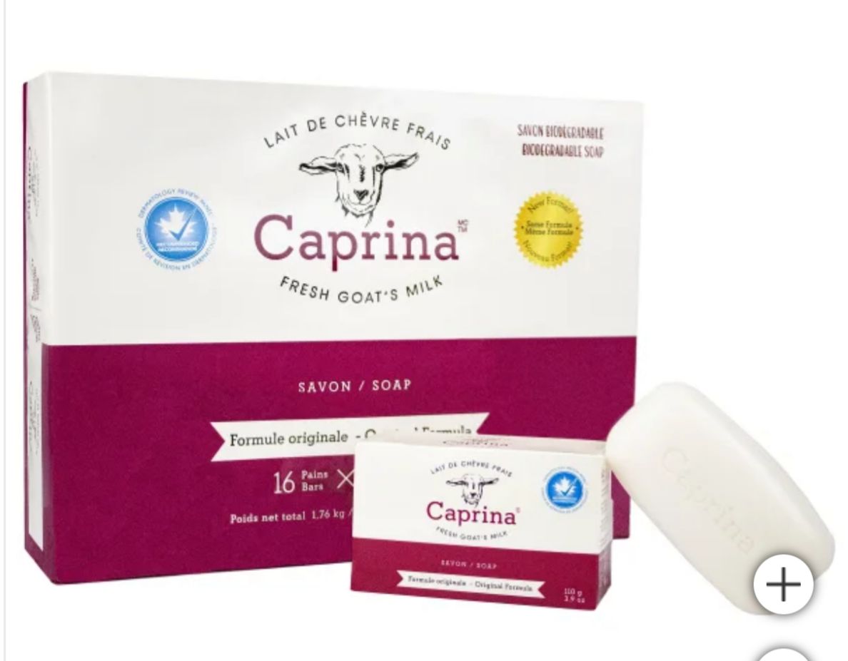Caprina Goat Milk Soap, 16 x 110 g