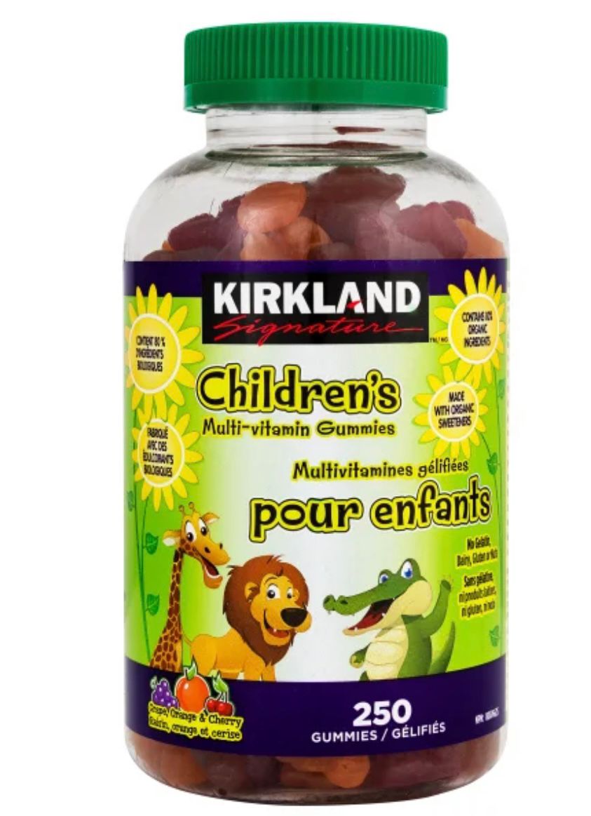 Kirkland Signature Children&amp;#039;s Multi-vitamin Gummies - 250 gummies