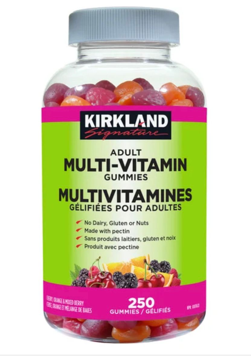 Kirkland Signature Adult Multi-vitamin Gummies - 250 Gummies