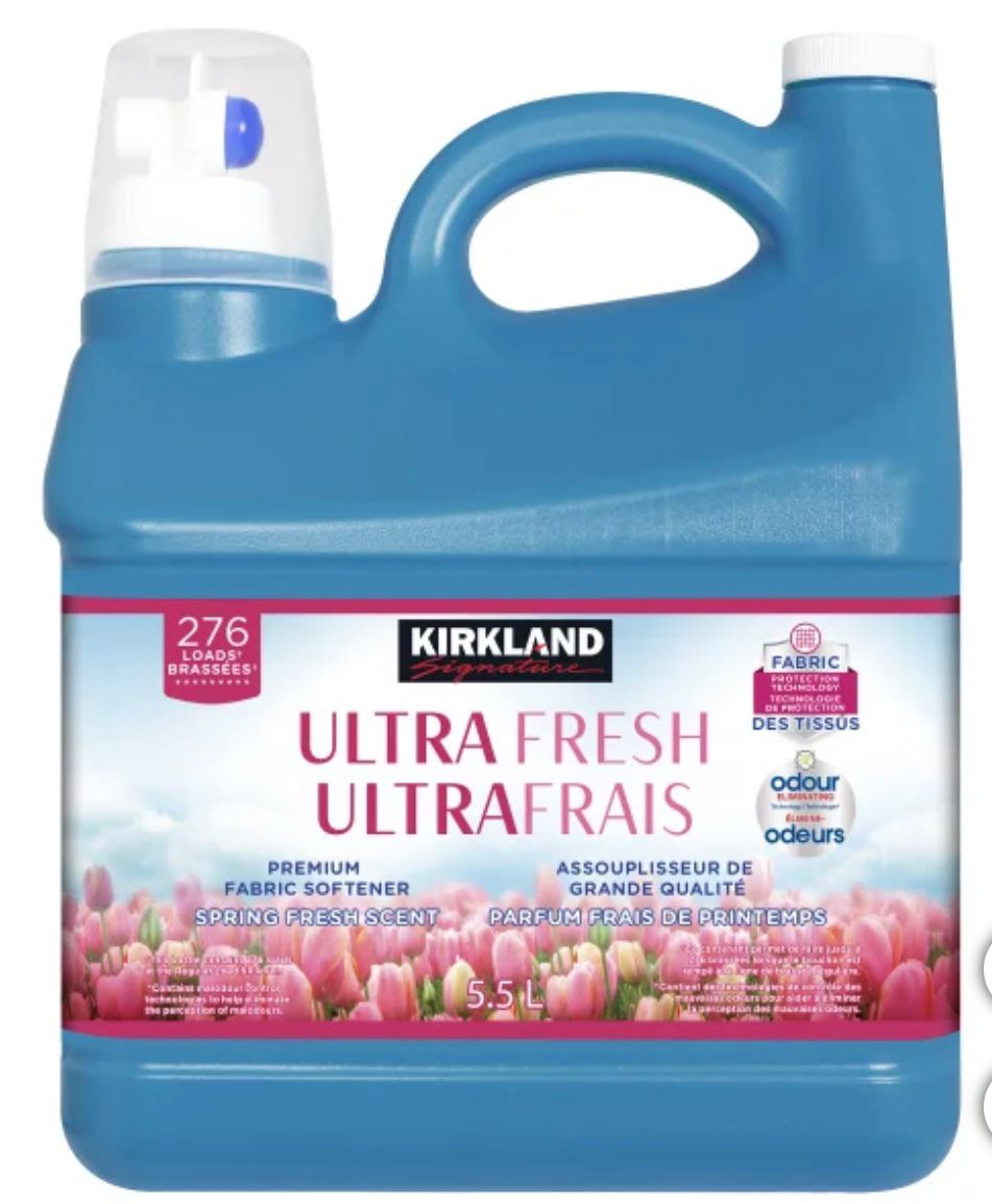 Kirkland Signature Ultrafresh Premium Fabric Softener, 276 Loads