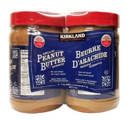 Kirkland Signature Natural Peanut Butter 2 × 1 kg