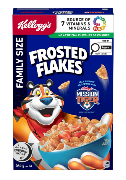 Kelloggs Frosted Flakes Cereal 545g