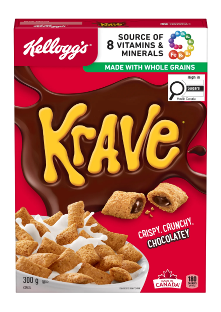 Kelloggs Krave Cereal, 300g