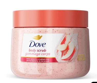 Dove Body Scrub- White Peach 425g