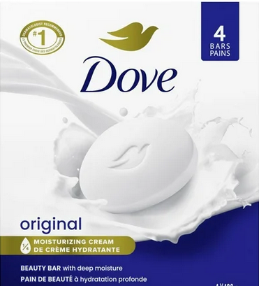 Dove Beauty Bar Soap 4 x 90g